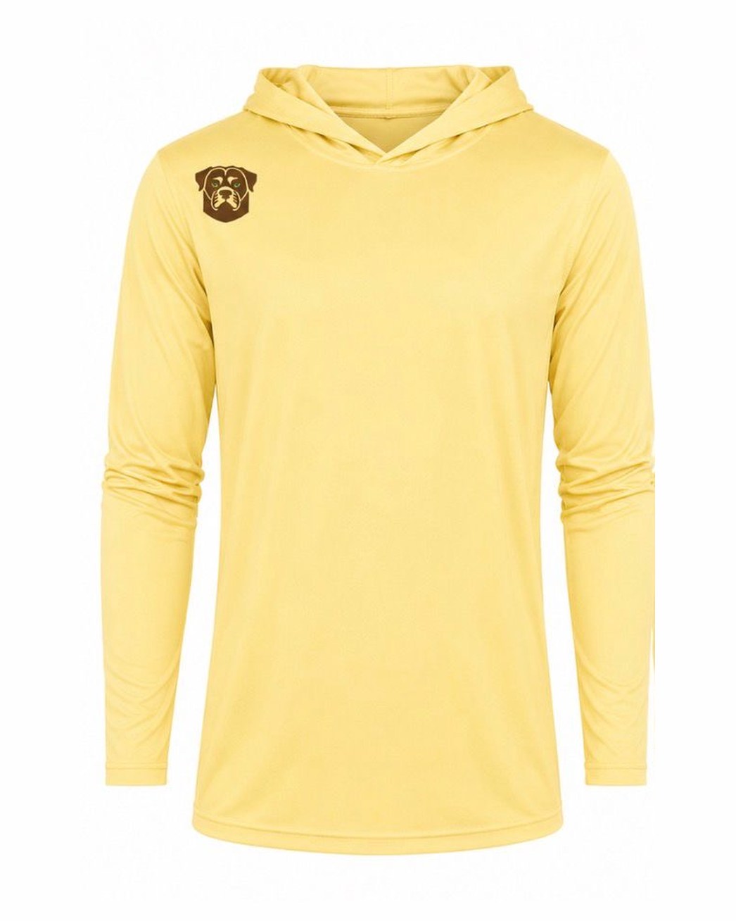 Peanut Cream — Small Shoulder Logo Hoodie