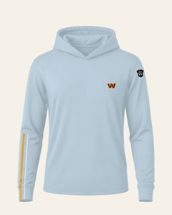 Baby Blue — Redskins Red W Hoodie