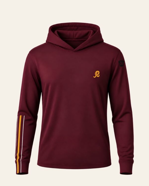 Burgundy — Redskins Red R Hoodie